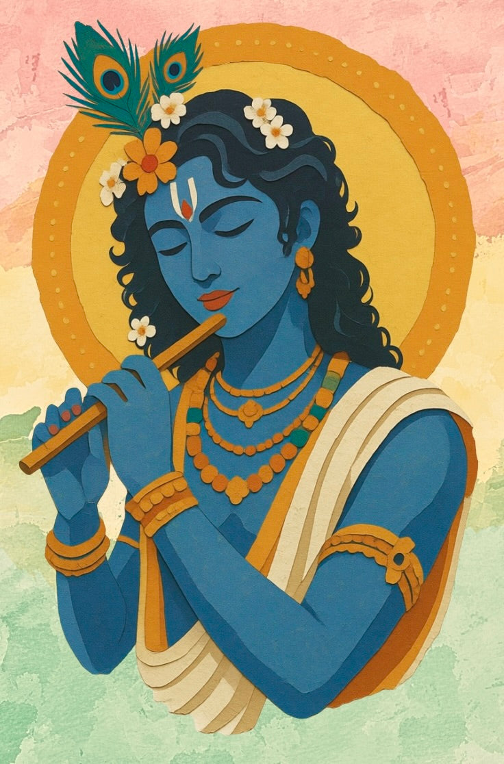 Sacred art from the soul of Vrindawan.