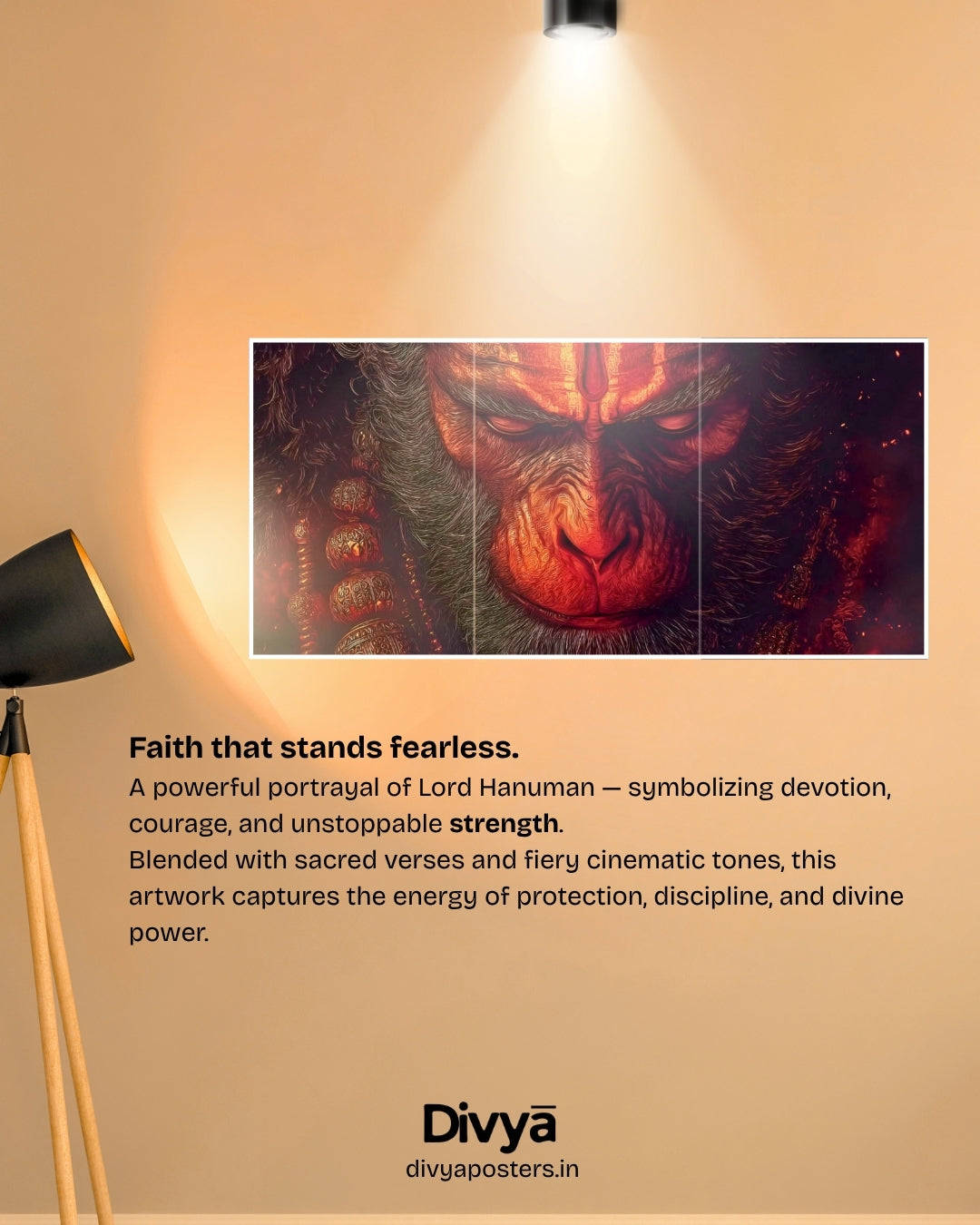 Hanuman Poster (3-Split)