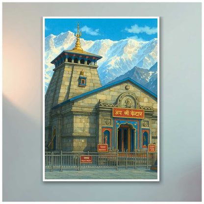 Kedarnath Temple Poster