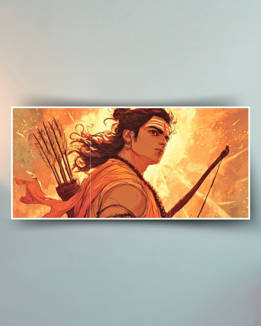 Shree Ram Poster (3-Split)