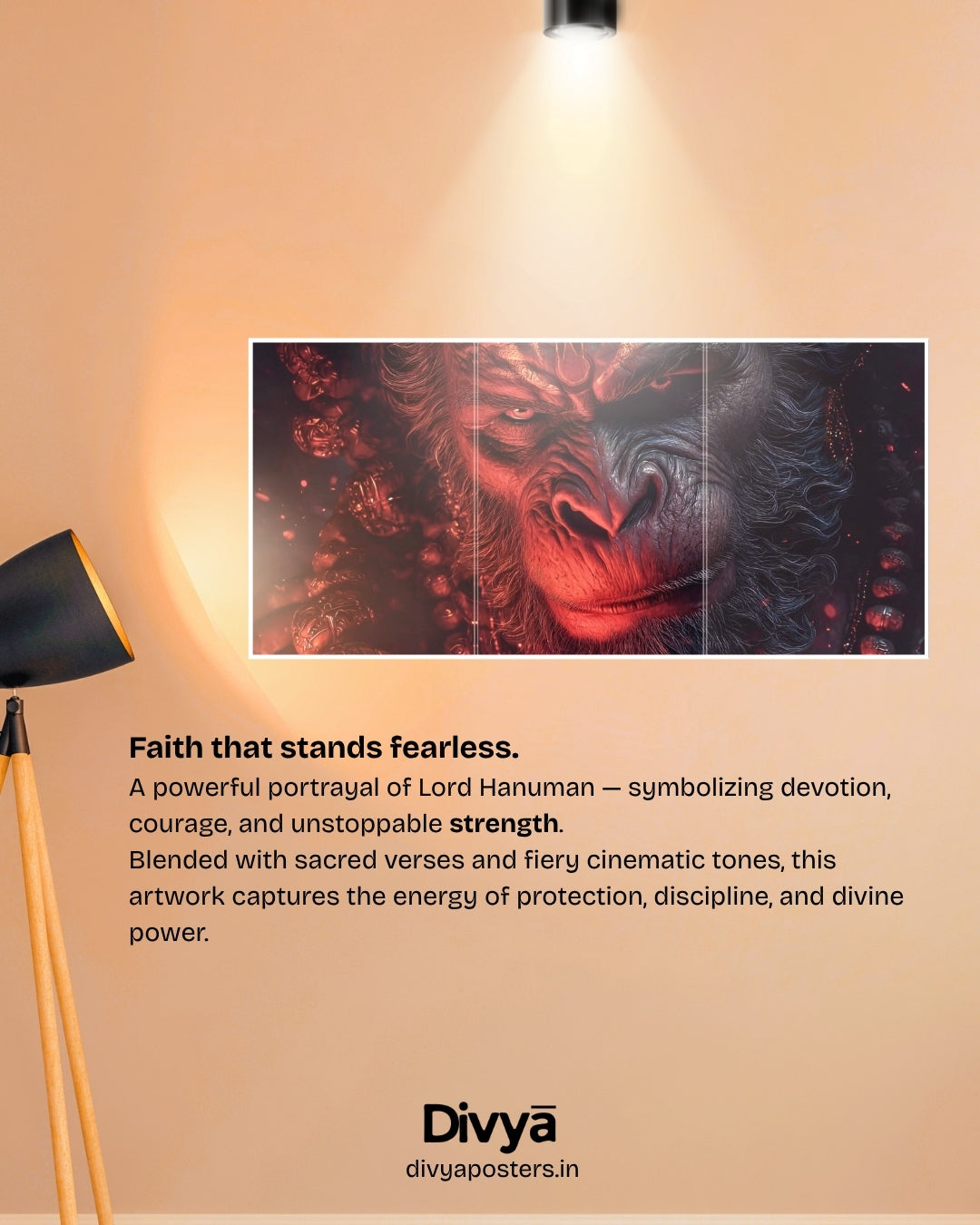 Hanuman Poster (3-Split)