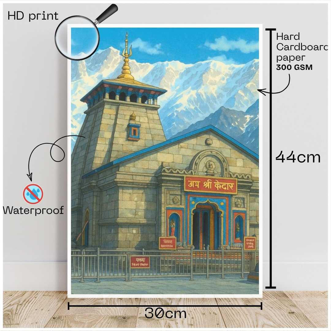 Kedarnath Temple Poster