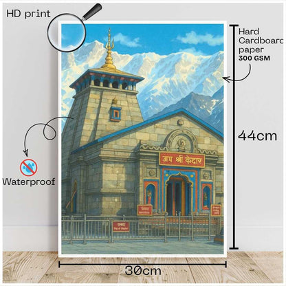 Kedarnath Temple Poster