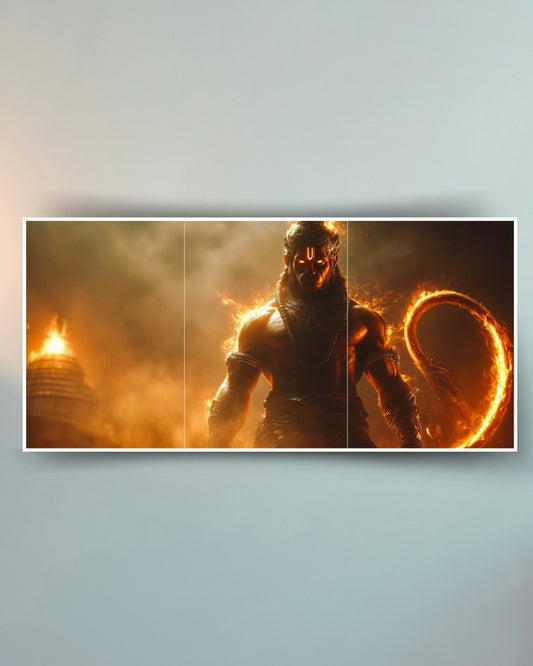 Hanuman Poster (3-Split)