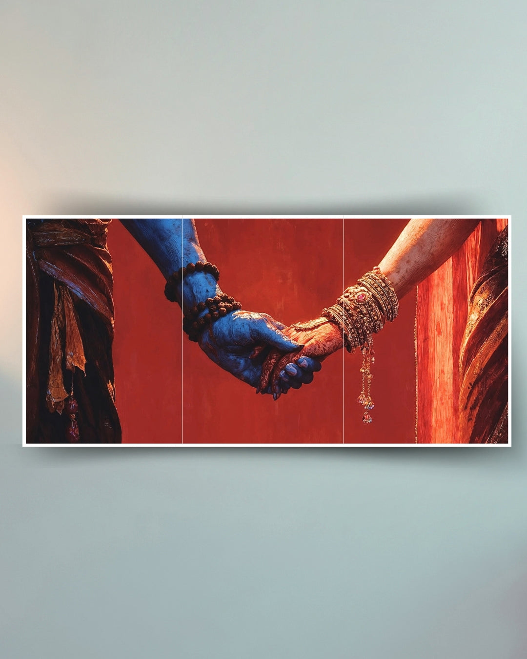 Shiva-Parvati Poster (3-Split)