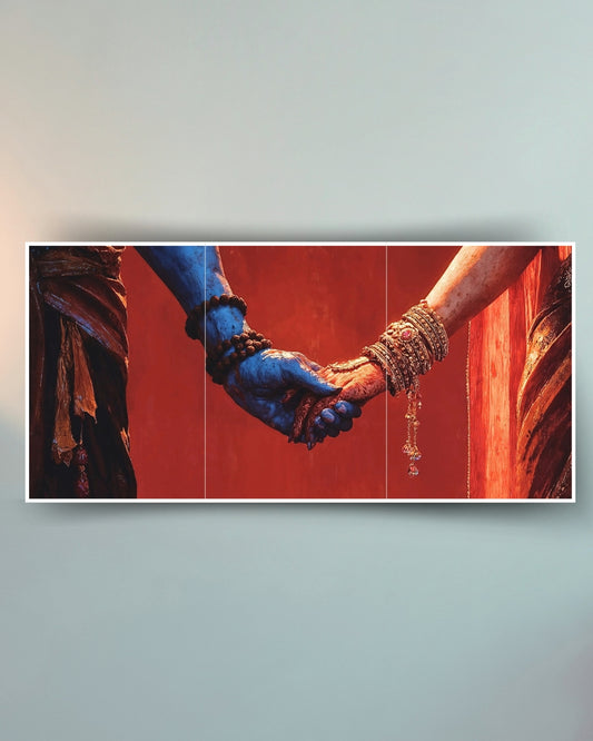 Shiva-Parvati Poster (3-Split)