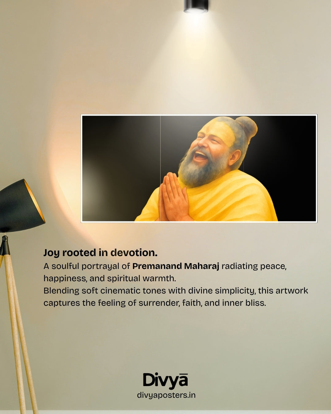 Premanand Ji Maharaj Poster (3-Split)
