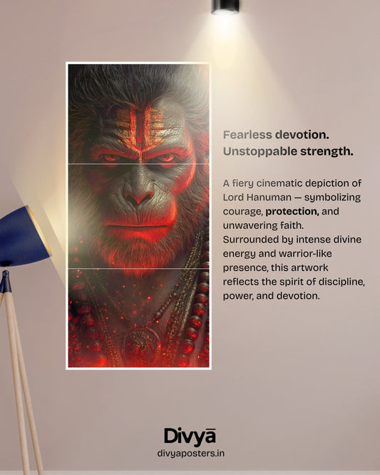 Hanuman Poster (3-Split)