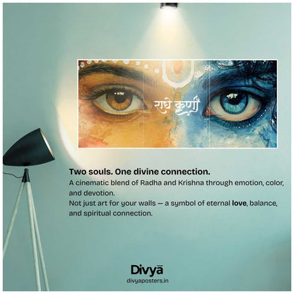 Radhe-Krishna Poster (3-Split)